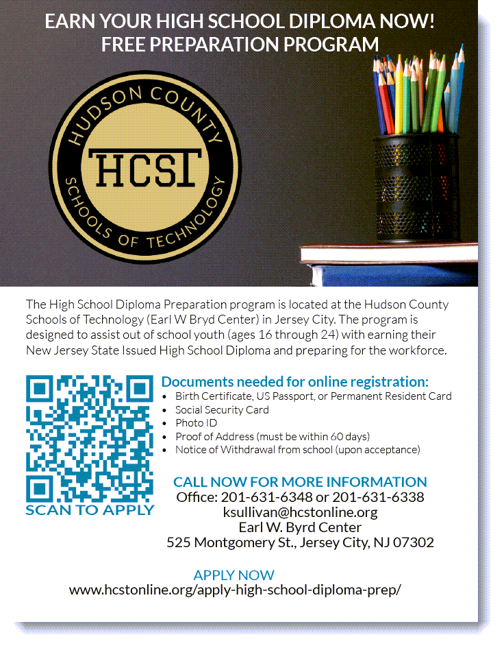 Click on the High School Diploma Prep flyer to register