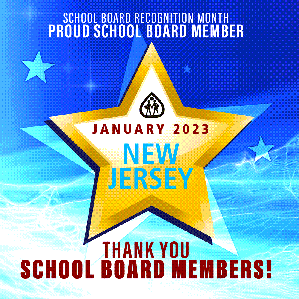 School Board Member Recognition Month (NJSBA)